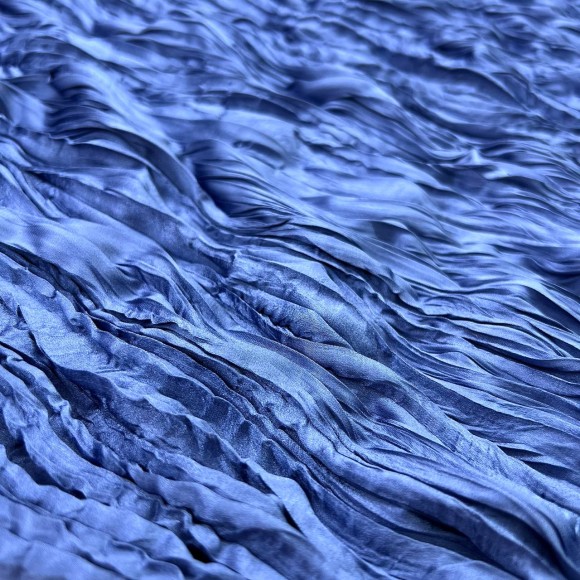 Складка Креш продольный Армани Синий