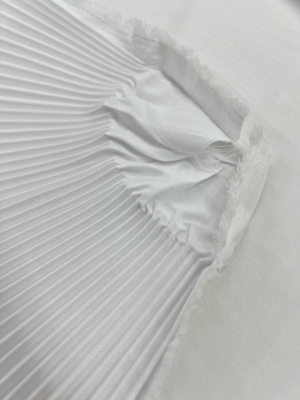 Гофре бал9 Шифон молочный