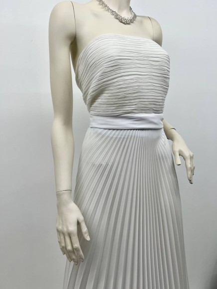 Гофре бал9 Шифон молочный