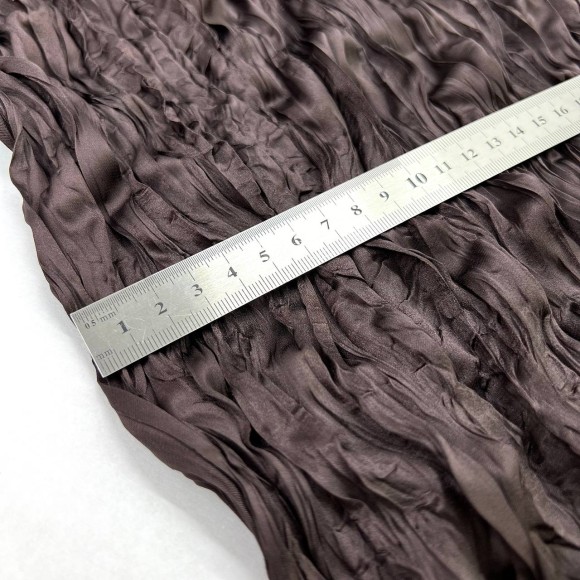 Складка Креш продольный Армани Шоколадный