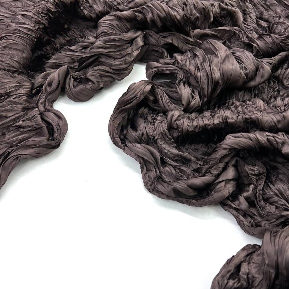 Складка Креш продольный Армани Шоколадный