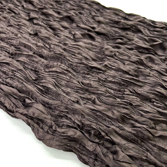 Складка Креш продольный Армани Шоколадный