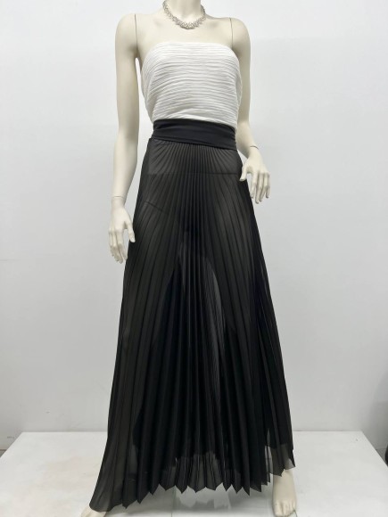 Гофре бал9 Шифон черный