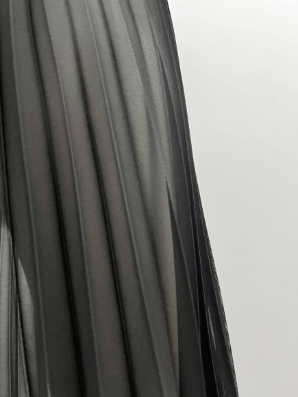 Гофре бал9 Шифон черный