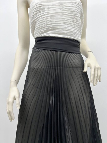 Гофре бал9 Шифон черный