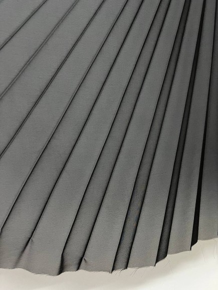 Гофре бал9 Шифон черный