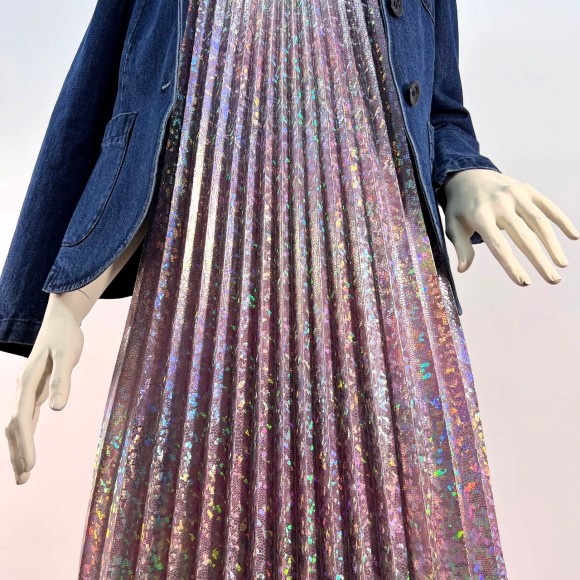 Гофре классика Трикотаж голограмма