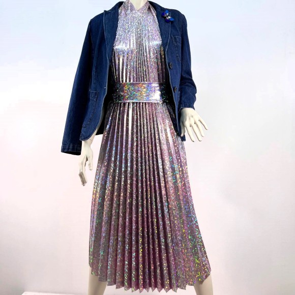 Гофре классика Трикотаж голограмма