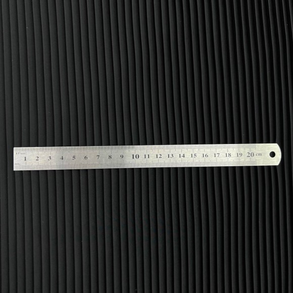 Плиссе 4 мм Армани черный