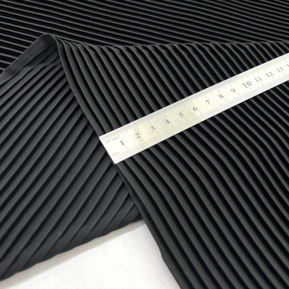 Плиссе 4 мм Армани черный