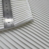 Плиссе 4 мм Армани молочный