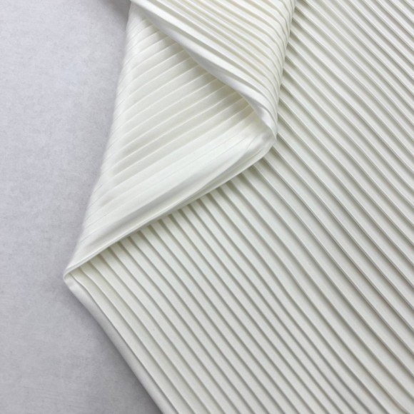 Плиссе 4 мм Армани молочный