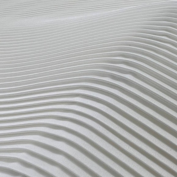 Плиссе 4 мм Армани молочный