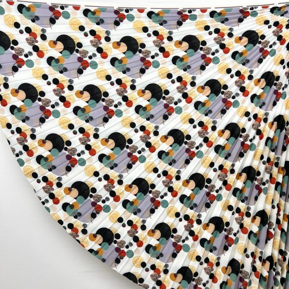 Гофре классика Барби в кружочек