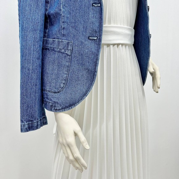 Гофре классика Креп-шифон молочный