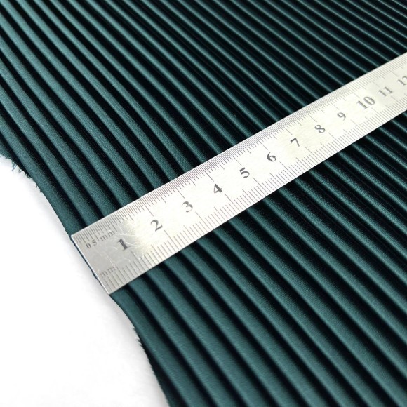 Плиссе 4 мм Армани изумрудный