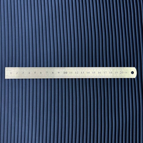 Плиссе 4 мм Атлас темно-синий 130см Плиссе 4 мм Атлас темно-синий 130см
