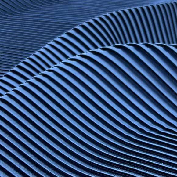 Плиссе 4 мм Атлас темно-синий 130см Плиссе 4 мм Атлас темно-синий 130см