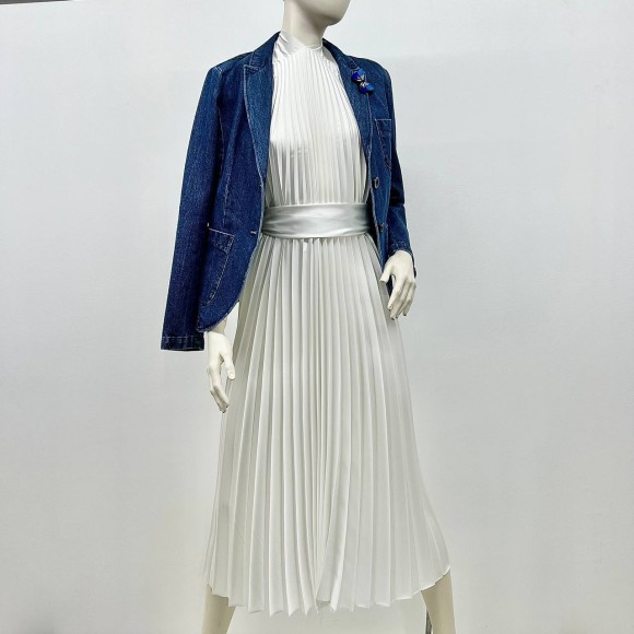 Гофре классика Армани молочный