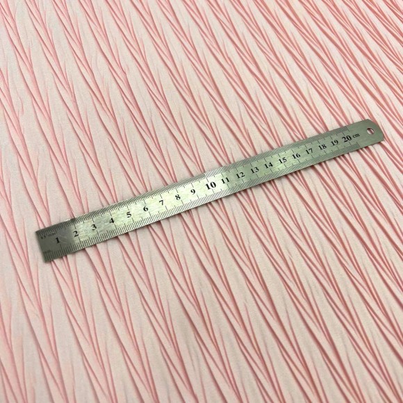 Складка Листья бамбука +open space 1см Сатин розовый