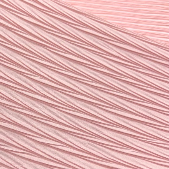 Складка Листья бамбука +open space 1см Сатин розовый