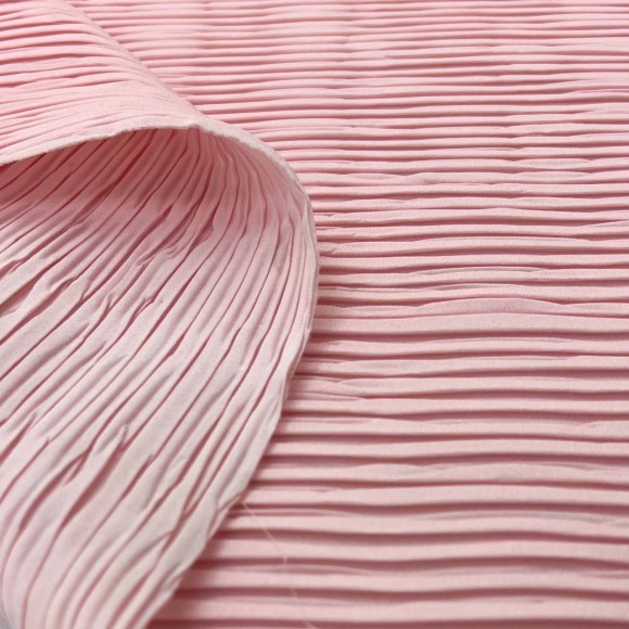 Складка Жатка Box Сатин розовый