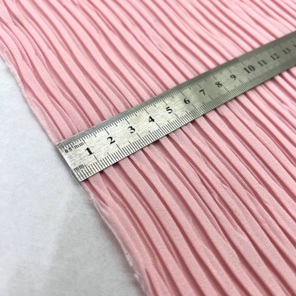 Складка Жатка Box Сатин розовый