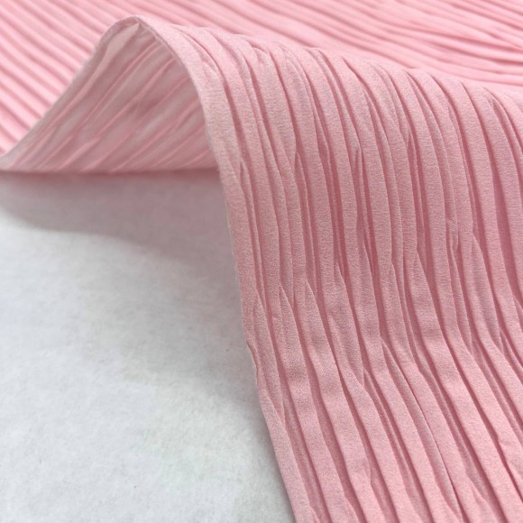 Складка Жатка Box Сатин розовый