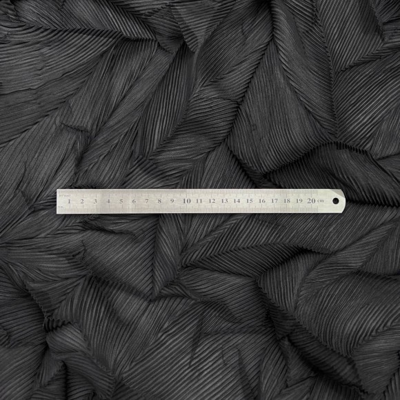 Комбинированное гофре "Виолетта" Шифон черный