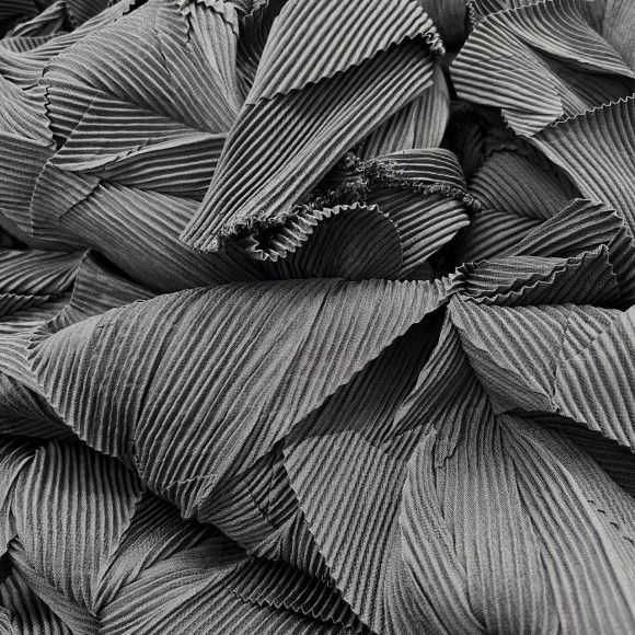 Комбинированное гофре "Виолетта" Шифон черный