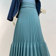 Гофре фэнтези Годэ Поливискоза темная бирюза Гофре фэнтези Годэ Поливискоза темная бирюза