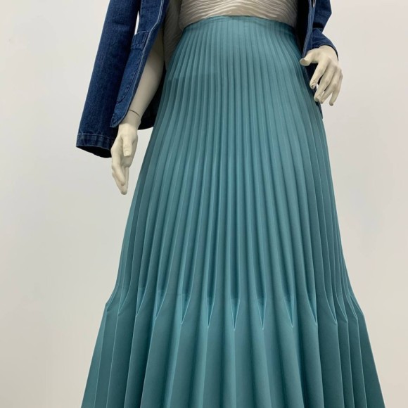 Гофре фэнтези Годэ Поливискоза темная бирюза