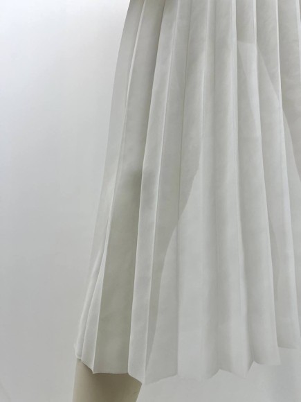 Гофре классика Шифон молочный