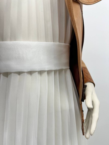 Гофре классика Шифон молочный