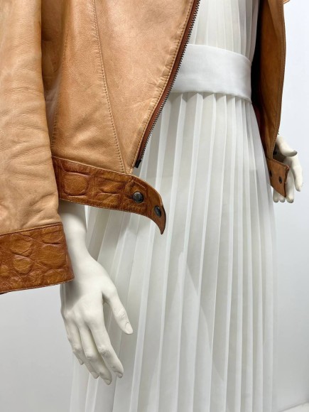 Гофре классика Шифон молочный