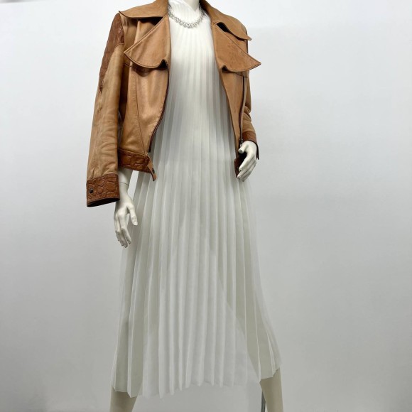 Гофре классика Шифон молочный