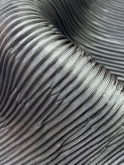 Складка Жатка Трикотаж серебро