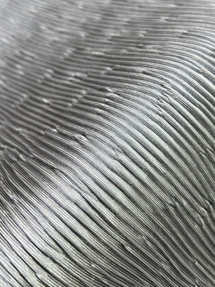 Складка Жатка Трикотаж серебро