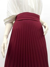 Гофре классика Креп-шифон винный