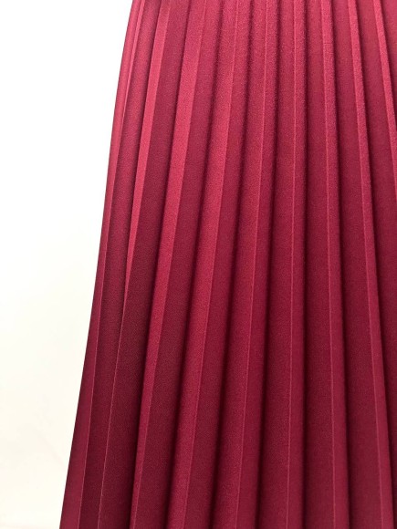 Гофре классика Креп-шифон винный