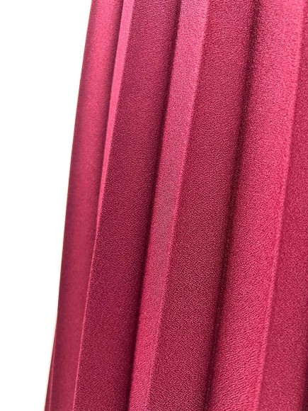 Гофре классика Креп-шифон винный