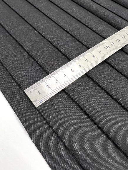 Плиссе 3 см Джинса гранитовая