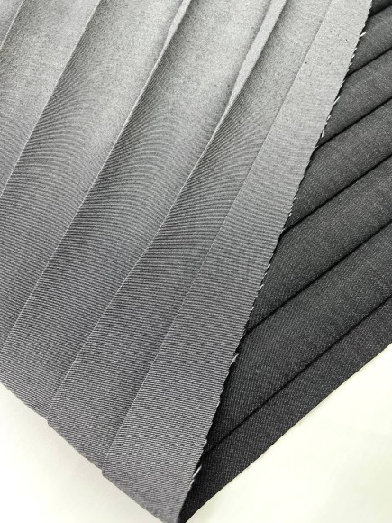 Плиссе 3 см Джинса гранитовая