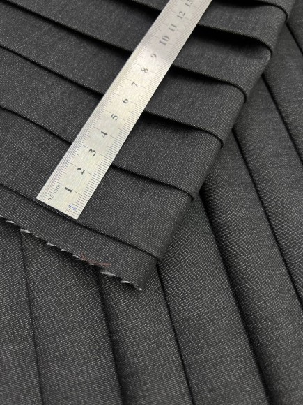 Плиссе 3 см Джинса гранитовая