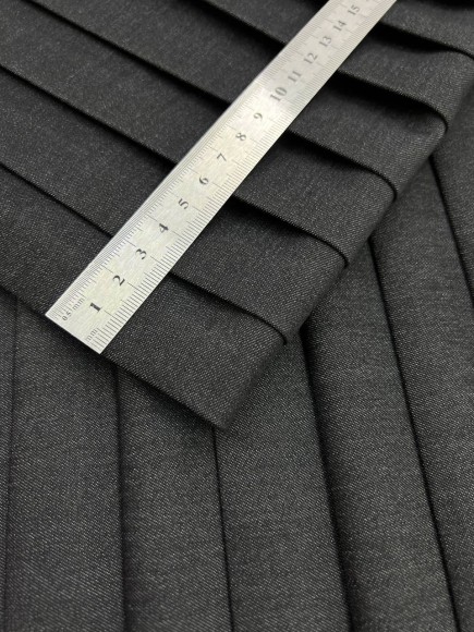 Плиссе 3 см Джинса гранитовая