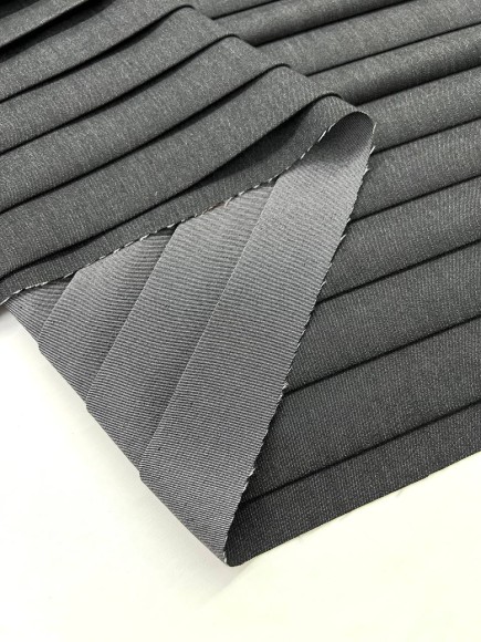 Плиссе 3 см Джинса гранитовая