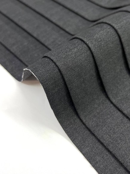 Плиссе 3 см Джинса гранитовая