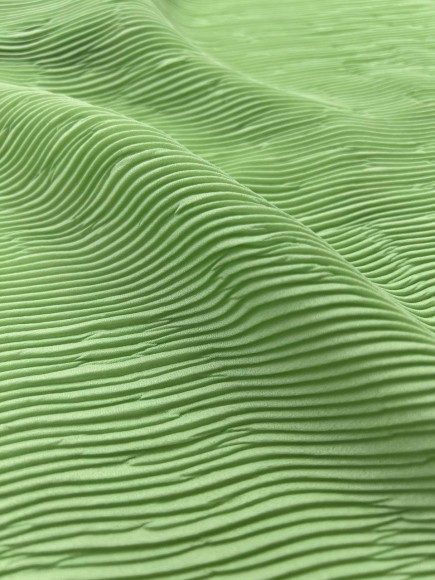 Складка Жатка Креп-шифон зеленый Складка Жатка Креп-шифон зеленый