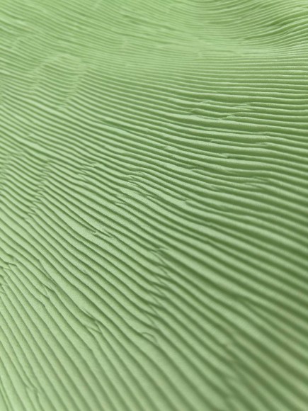 Складка Жатка Креп-шифон зеленый Складка Жатка Креп-шифон зеленый