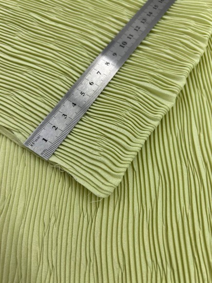 Складка Жатка креп-шифон желтый